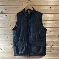 Barbour A863 Down-Filled Westmorland Waistcoat Wax Jacket Sage Rare Size M 40