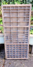 Vintage Wooden Printers Tray