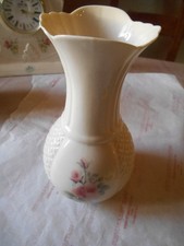 Donegal Parian China  MILLENIUM VASE  ROSE CUT 20cm Tall NEW NO BOX