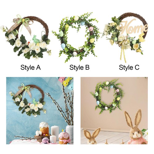 Easter wreath artificial - wreath,