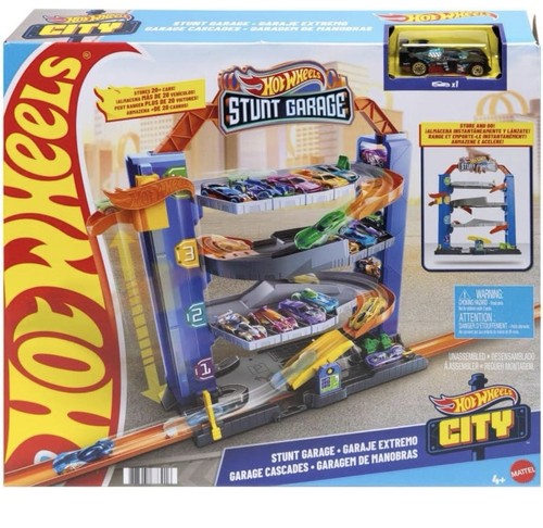 Hot wheels city - city, garage