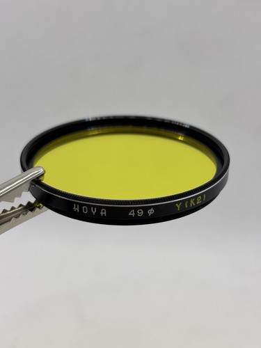 Hoya 49mm yellow filter - y, (k2)