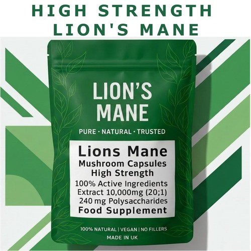 Lions mane mushroom - lions,