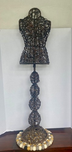 Wicker mannequin vintage - mannequin,,