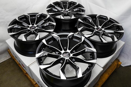 5x112 wheels black rims - 18",