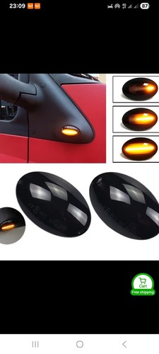 Amber led indicator - led, side