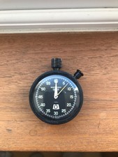 HEUER MONTE CARLO  T-25mc rally clock - 2 button bakelite case model - post 1976