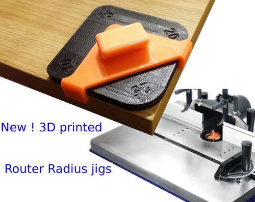 Router corner radius - jig, kit