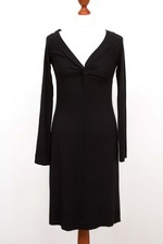 TWINSET Simona Barbieri Black Long Sleeve Dress Size M 5991
