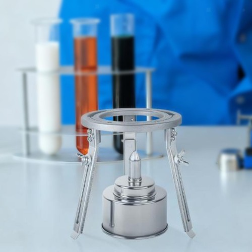Lab bunsen burner - bunsen, tripod