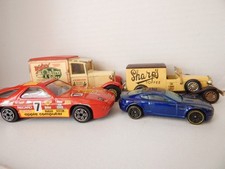4 Models: Ford A, Packard Town Van, Porsche 928 S4, Aston Martin V8 in One Lot.
