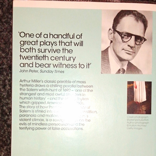 Arthur miller the crucible - miller,