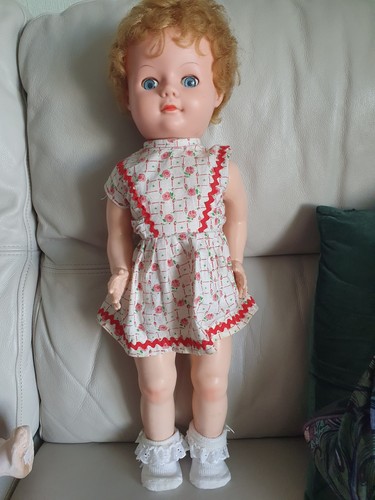 Vintage walking doll - vintage, 22inch