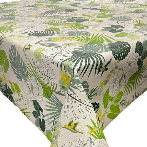 Wipeable tablecloth tropical - tablecloth,