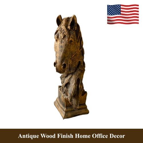 Horse head bust statue - horse,