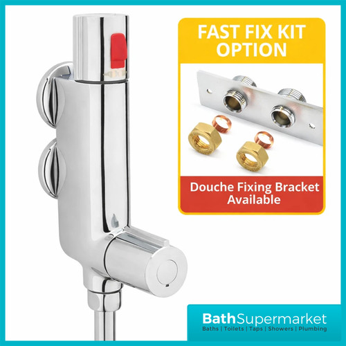 Mini thermostatic shower mixer - shower,