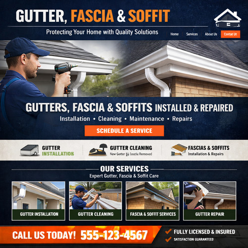 Web design for gutter fascia - web,