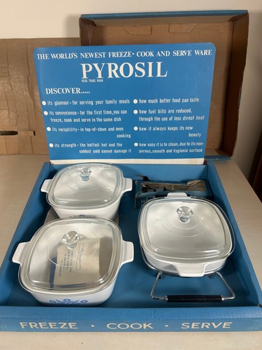 Pyrosil pyrex saucepan set - pyrosil,