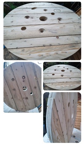 Sanded ready for stain - sanded,