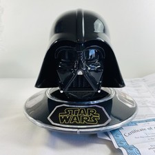 Bradford Exchange Star Wars Darth Vader Levitating Helmet w/ Light Up Base
