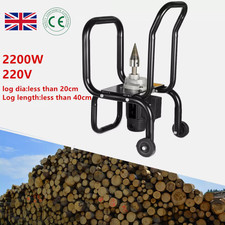 Electric Log Splitter Portable Firewood Splitting Machine for Camping Household