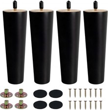 Set of 4 Solid Wood 8”/20cm