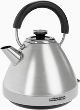 Morphy Richards Venture Brushed Stainless Steel 1.5L 3KW Pyramid Kettle - 100130