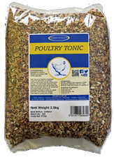 POULTRY QUAIL TONIC SEED HIGH PROTEIN FEED ENERGY 2.5KG 12.75KG JOHNSTON & JEFF 