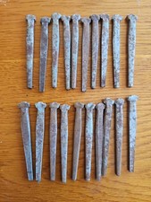 20 x Iron Floorboard Nails Job Lot Traditional 2.5" Long Rustic Iron Deco Hooks