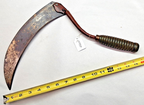 Antique scythe cutter for - cutter,