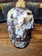 Hand-Carved Druzy Purple