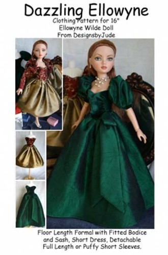 Dazzling dress doll - dress,