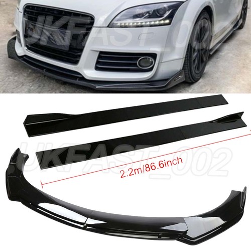 Front bumper lip spoiler - front,