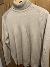 Pierre Sangan Beige Turtleneck