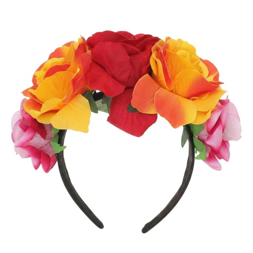Vasana rose flower crown - rose,
