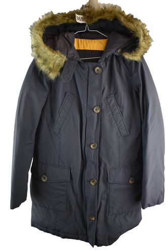 Zara basic navy parka - basic,