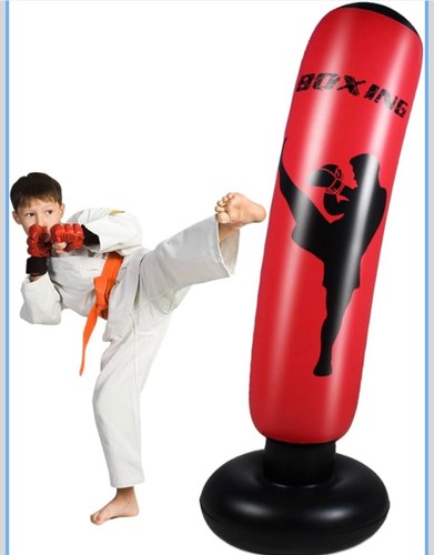 Inflatable punching boxing bag - boxing,