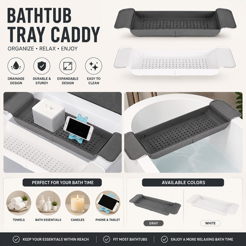 Bath tub rack bathroom shelf - rack,