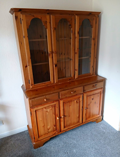 Glass fronted wooden - fronted, display