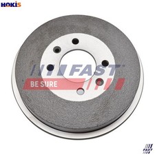 2x BRAKE DRUM FT32037 FOR