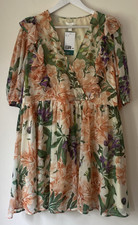 H&M pastel floral floaty dress