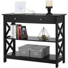 Black Console Table Narrow