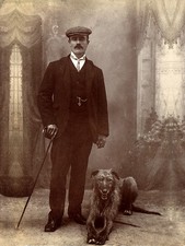 LURCHER OR DEERHOUND CHARMING DOG GREETINGS NOTE CARD MAN AND DOG