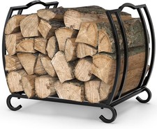 Metal Firewood Rack, Firewood