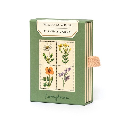 Wildflowers playing cards - wildflowers,