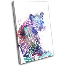 Abstract Wild Leopard Paint