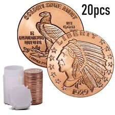 20 x 1oz Copper Rounds Incuse