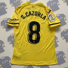 Match Worn Santi Cazorla 2019/2020 Villarreal CF Home Shirt La Liga