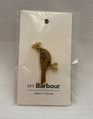 Barbour enamel pin - barbour,