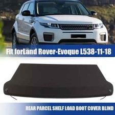 FOR 2011-2018 RANGE ROVER EVOQUE L538 BLACK REAR PARCEL SHELF LOAD BOOT COVER UK